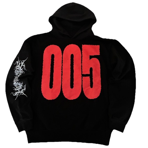 HXG Other - Homixide Gang Hoodie L Black HXG 005 NEW‎ *hole